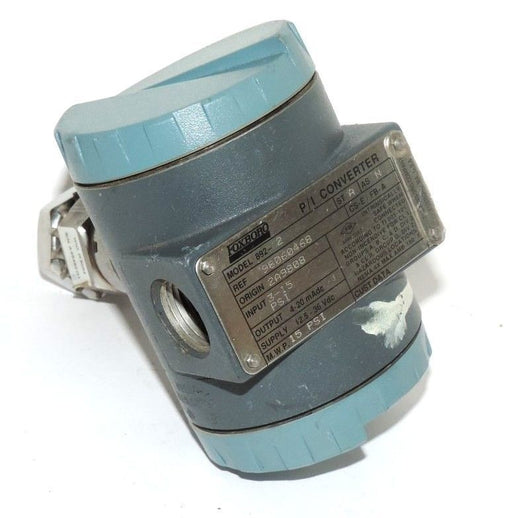 FOXBORO MODEL 892-2 P/I CONVERTER REF. 98060468 ORIGIN 2A9808 INPUT: 3-15 PSI