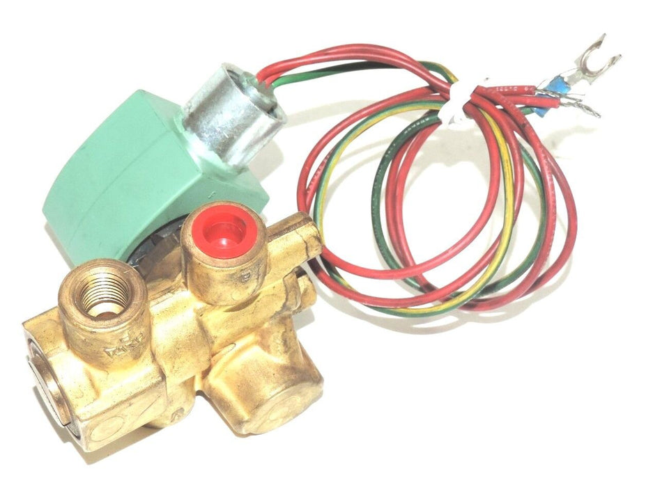 ASCO RED-HAT 8321G3 3-WAY SOLENOID VALVE 1/4" NPT, 6.1-8.1W, REBUILD KIT #302927