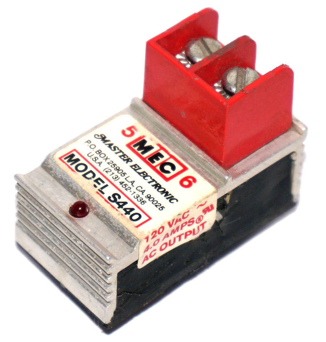 LOT OF 3 MASTER ELECTRONIC RELAYS 2 MODEL S420, 1 MODEL S440