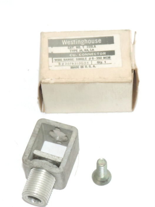 NIB WESTINGHOUSE T225LA PRESSURE TERMINAL CONNECTOR SINGLE #6 350 MCM CU