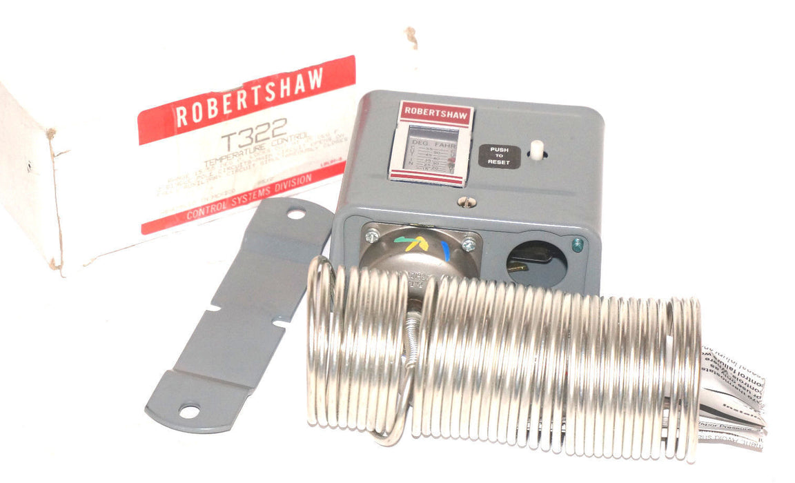 NIB ROBERTSHAW T322 TEMPERATURE CONTROLLER 5-55 DEG. F.