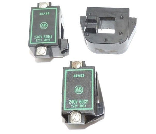 LOT OF 3 ALLEN BRADLEY 85A83 COILS 240V 60CY, 220V 50CY