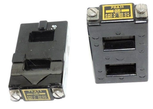 LOT OF 2 ALLEN BRADLEY 70A11 COILS 440V 60CY, 380V 50CY