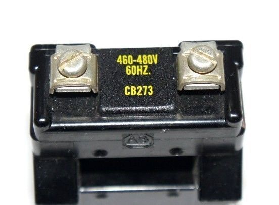 USED ALLEN BRADLEY CB273 STARTER COIL 460/480 V, 60HZ, CB-273