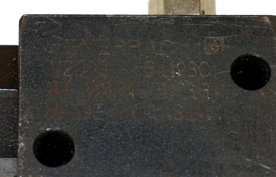 ENERPAC V2000-B4198C VALVE 5000PSI MAX, 350BAR, V2000B4198C