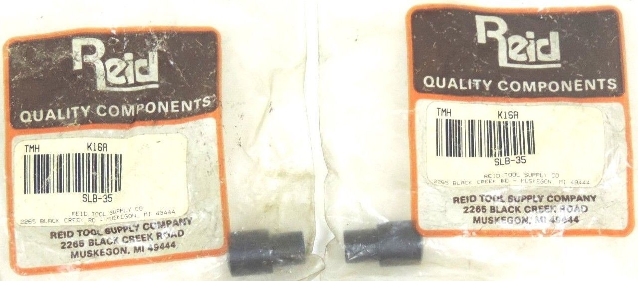 LOT OF 2 NEW REID TOOL SUPPLY CO. SLB-35 BUTTONS LOCATING PRESS-FIT SPHERICAL