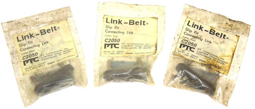 LOT OF 3 NEW PTC LINK BELT C2050 COTTER TYPE SLIP FIT CONNECTING LINKS