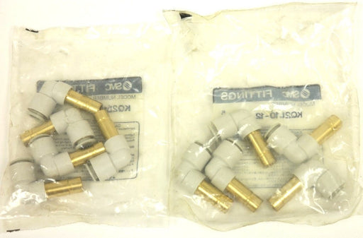LOT OF 10 NEW SMC KQ2L10-12 REDUCER PLUG-IN FITTINGS KQ2L1012