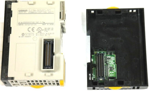 OMRON CJ1W-SCU21-V1 SERIAL COMMUNICATION UNIT CJ1WSCU21V1 W/ CJ1W-TER01