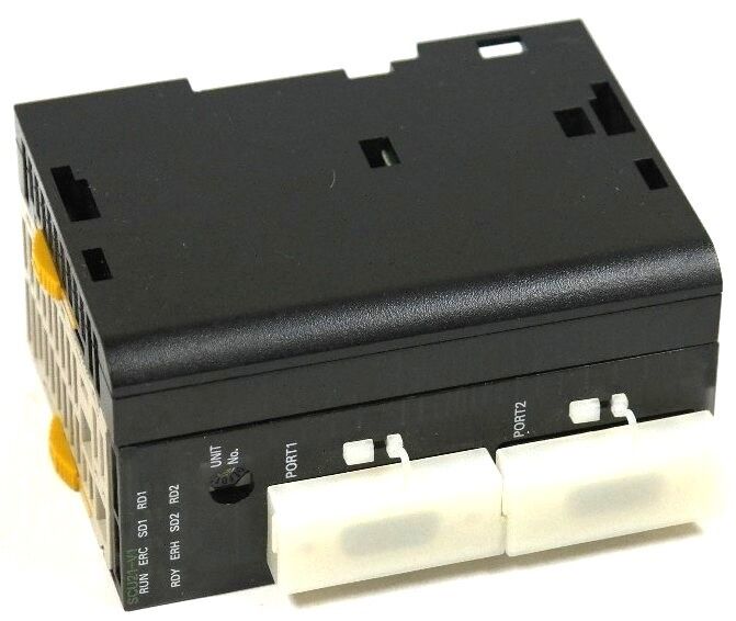 OMRON CJ1W-SCU21-V1 SERIAL COMMUNICATION UNIT CJ1WSCU21V1 W/ CJ1W-TER01