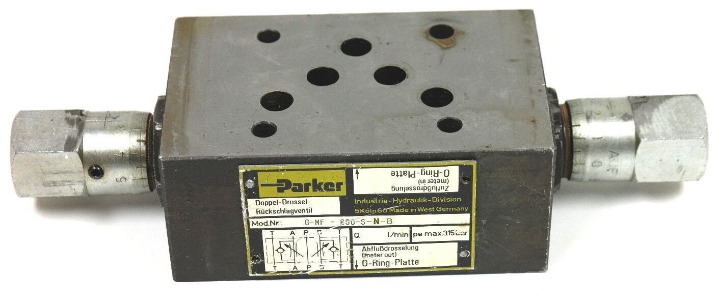 PARKER G-MF600-S-N-B VALVE GMF600SNB