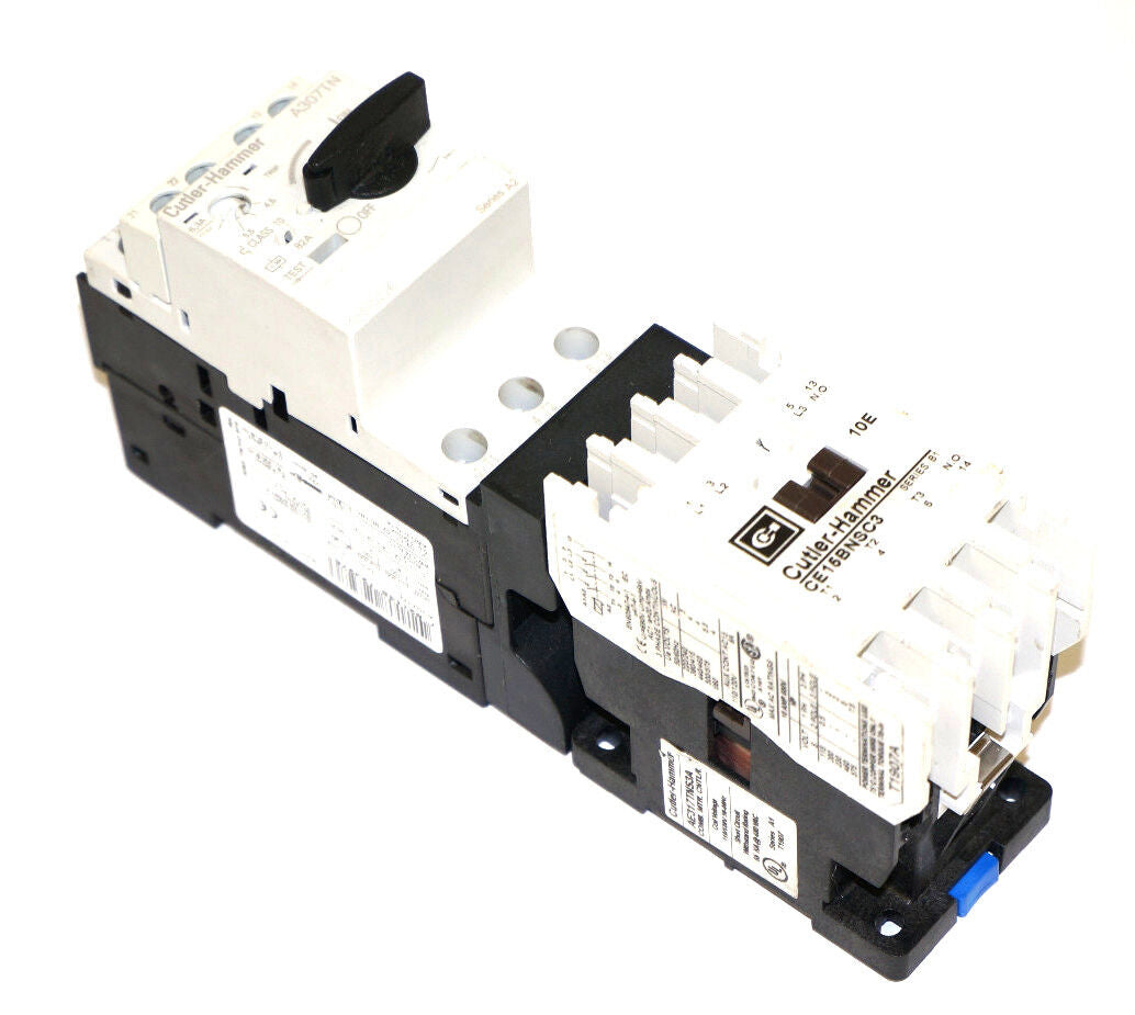 CUTLER HAMMER AE317TNS3A COMB. MTR. CNTLR. W/ CE15BNSC3, A307TN