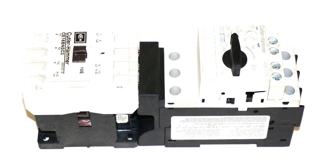 CUTLER HAMMER AE317TNS3A COMB. MTR. CNTLR. W/ CE15BNSC3, A307TN