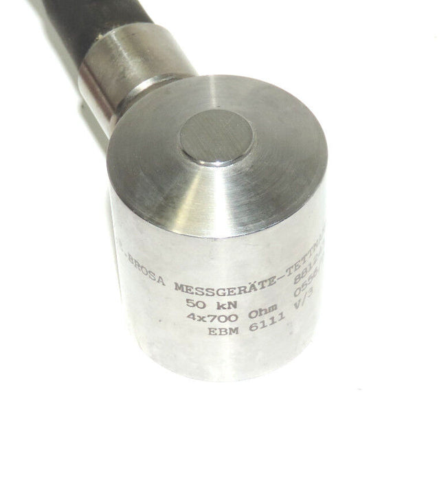 BROSA EBM 6111 V/3 COMPRESSION LOAD CELL TYPE 0101 0-10V 0-50KN EBM6111V3