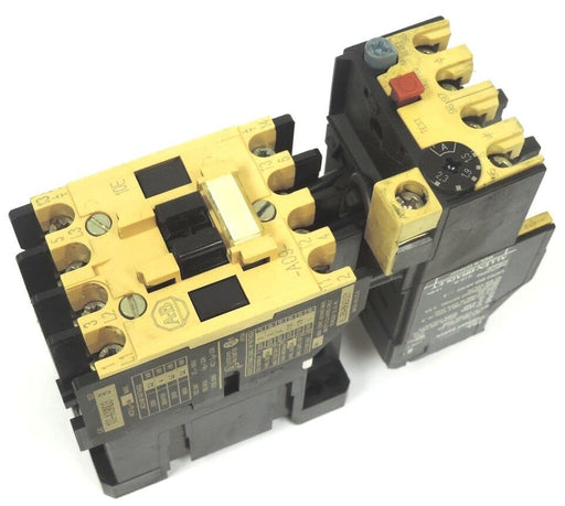 ALLEN BRADLEY 193-BSB22 OVERLOAD RELAY, SER B, 193BSB22 W/ 100-A09ND3 SER. B