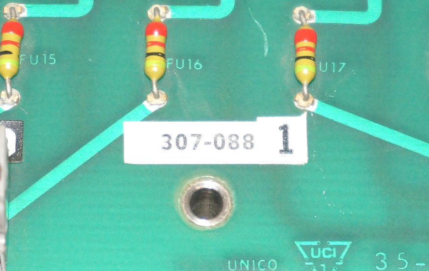 UNICO 307-0881 I/O FANNING STRIP BOARD 32 POSITION