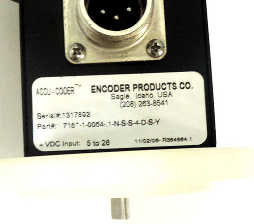 ACCU-CODER 715-1-0064-1-N-S-S-4-D-S-Y, ENCODER W/ IED ENCODER C2R-240/16