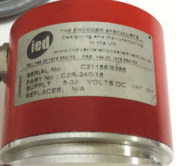 ACCU-CODER 715-1-0064-1-N-S-S-4-D-S-Y, ENCODER W/ IED ENCODER C2R-240/16