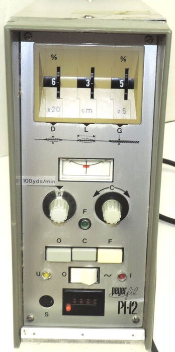 PEYER SG PI-120 CONTROL UNIT 100-240V, 50-60HZ, 80VA PI-I2 PI-12 PI120 WITH PLUG