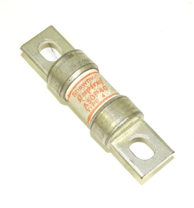 SHAWMUT AMPTRAP A50P40 SEMICONDUCTOR FUSE TYPE 4, 40 AMP, 500 VAC, 150 DEG.