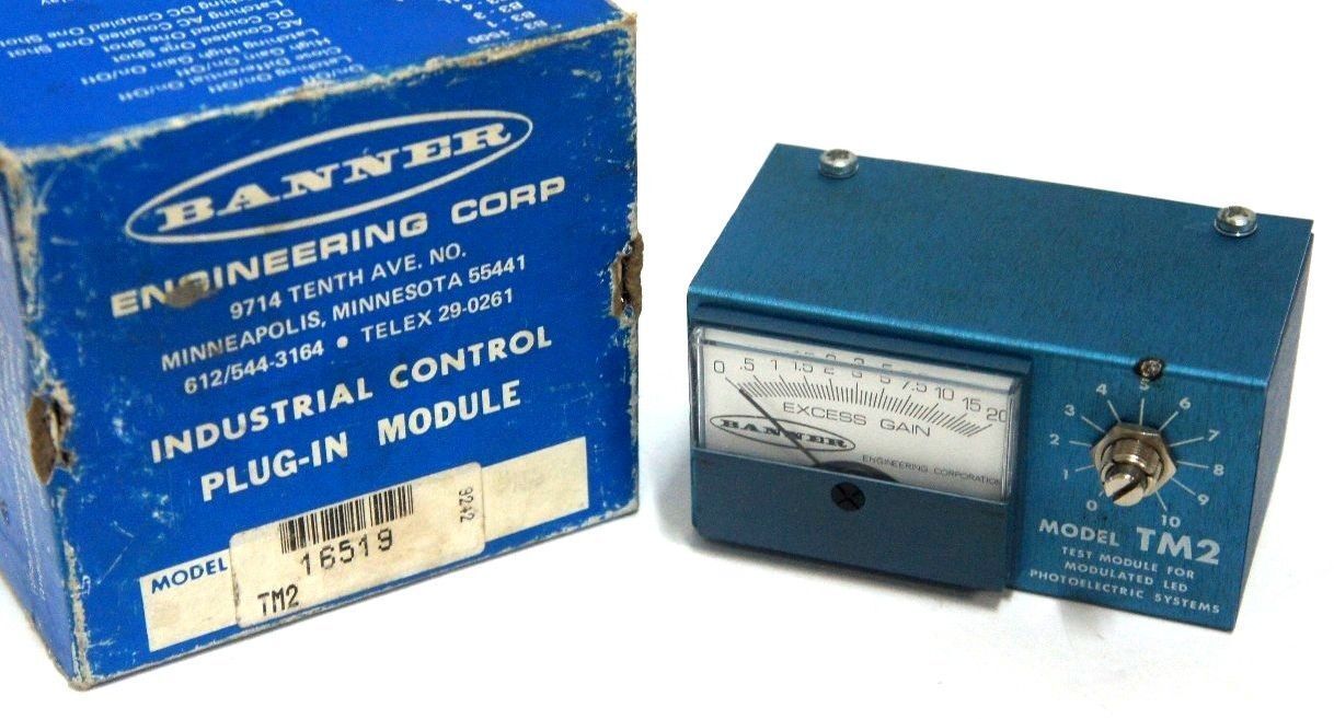 BANNER ENGINEERING TM2 PHOTOELECTRIC TEST MODULE