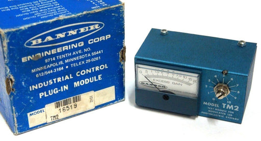 BANNER ENGINEERING TM2 PHOTOELECTRIC TEST MODULE