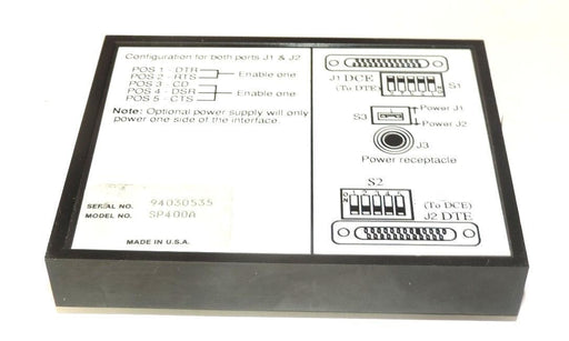 BLACK BOX SP400A OPTO - ISOLATOR DCE TO DTE