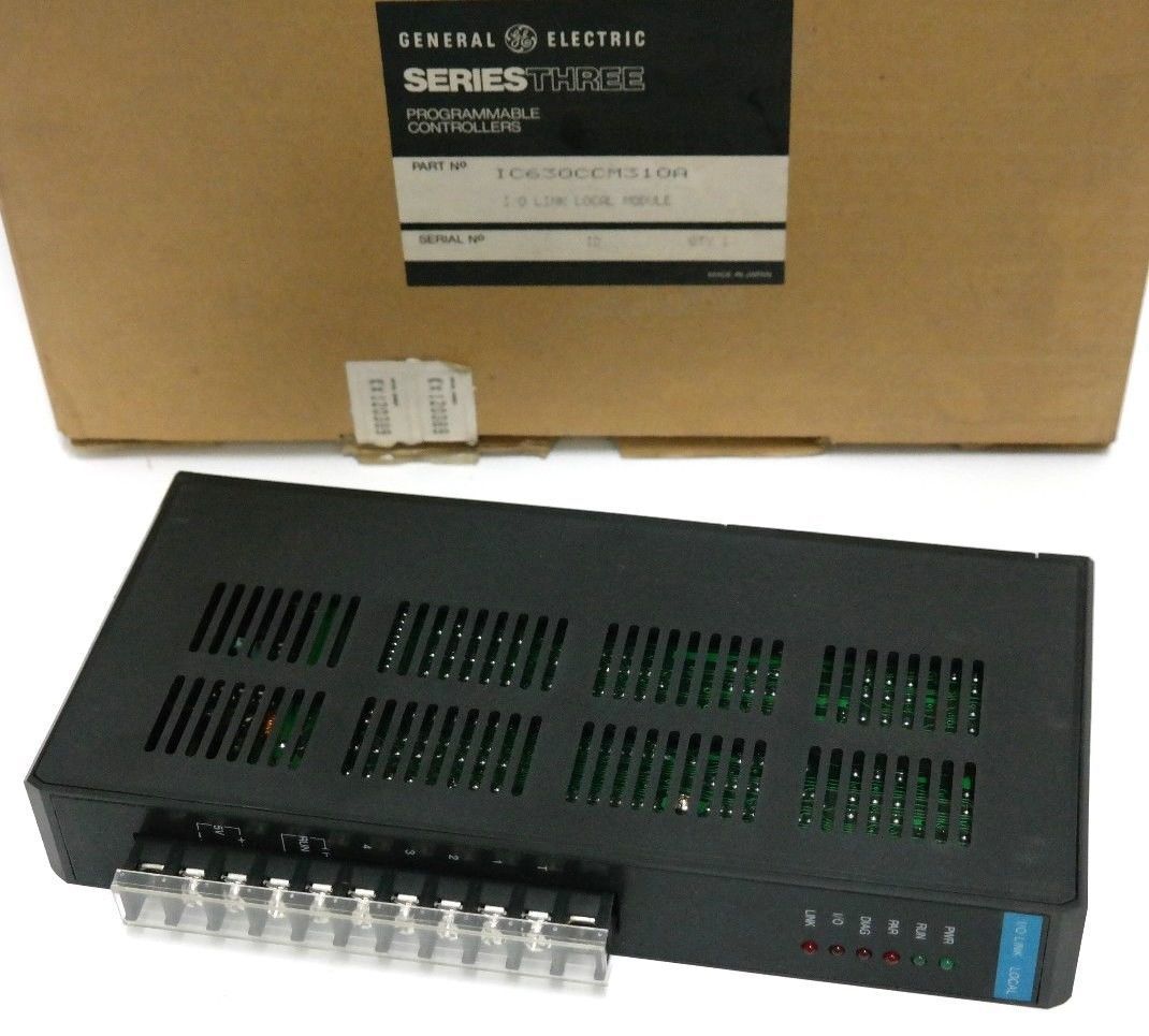 NIB GE FANUC IC630CCM310A I/O LINK LOCAL MODULE