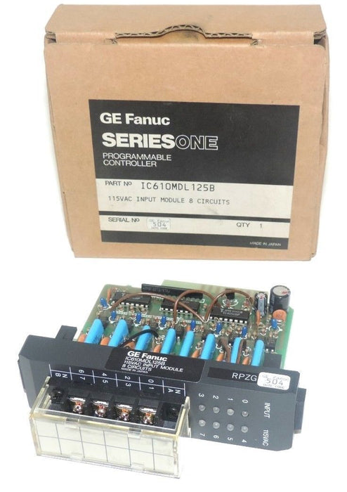 NIB GE FANUC IC610MDL125B INPUT MODULE 8 CIRCUITS 115VAC