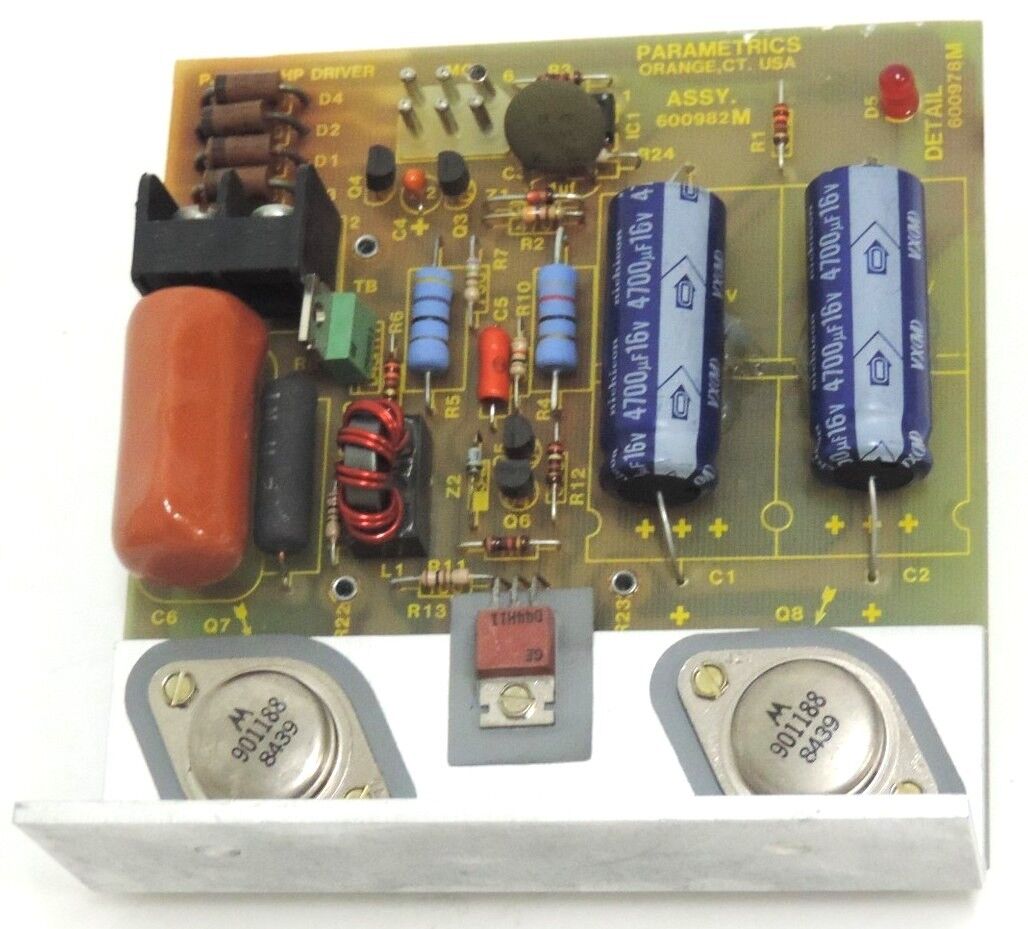 REPAIRED PARAMETRICS 600982M DRIVER MODULE PJE 100414D