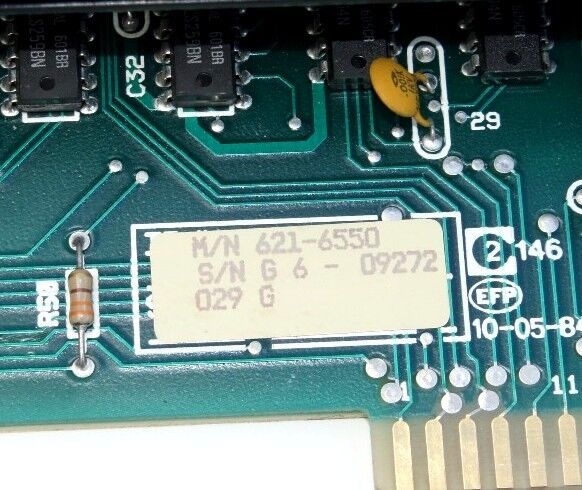 HONEYWELL 621-6550 OUTPUT BOARD MODULE 24VDC 6216550