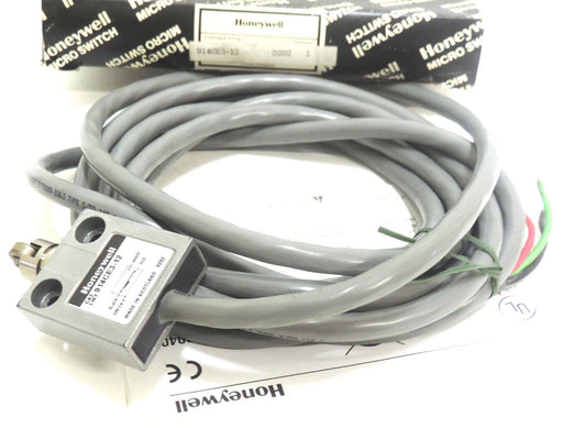 NIB HONEYWELL 914CE3-12 PLUNGER SWITCH EN60947-5-1, SERIES 914CE 12FT CABLE