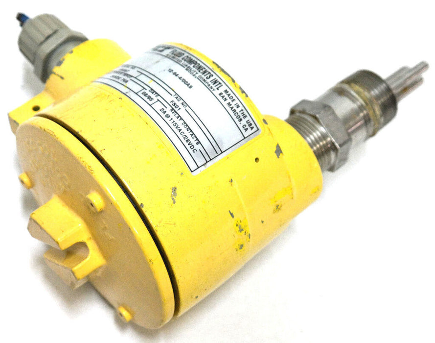 FLUID COMPONENTS 12-64-4/00A3 FLOW SWITCH ENCL. 29/30 A2A, 24VDC 7VA