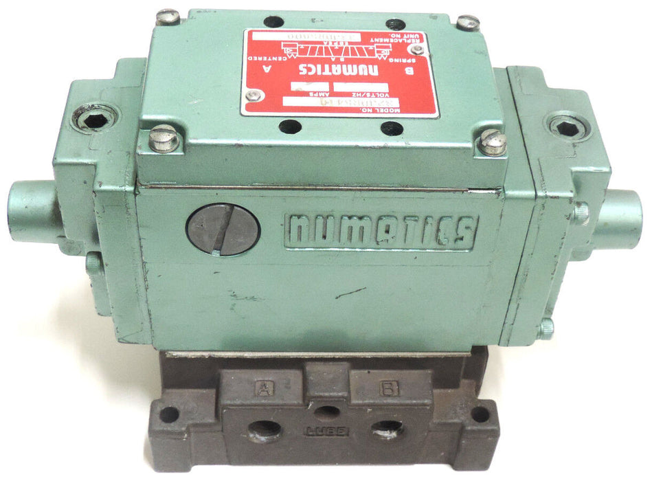 NUMATICS REPLACEMENT: 33JDR5000 SOLENOID VALVE AND MANIFOLD MODEL: 32JDR5410