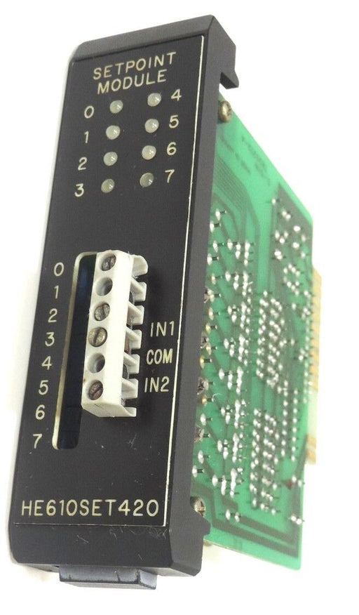 GE FANUC HE610SET420 SETPOINT MODULE IC610MDL100A, HE610SET-015, HE610SET015