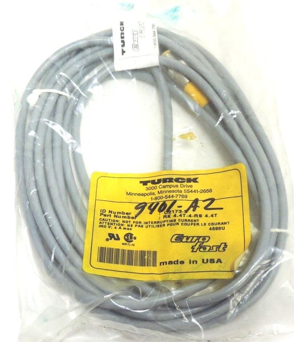 NEW TURCK ID #: U2173-5 CONNECTOR RK 4.4T-4-RS 4.4T U21735 RK4.4T4RS4.4T