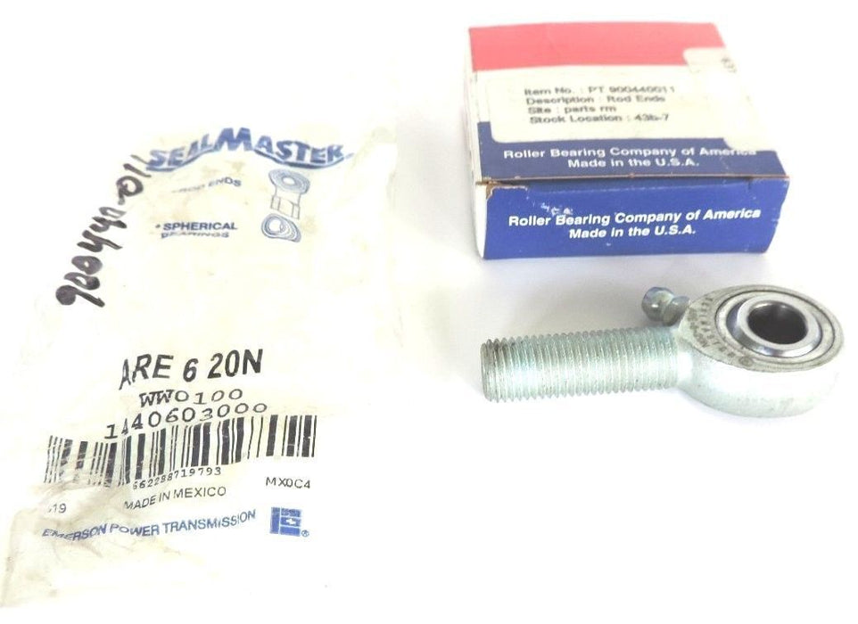 NIB SPHERCO SEAL MASTER ARE 6 20N ROD END BEARING ARE620N