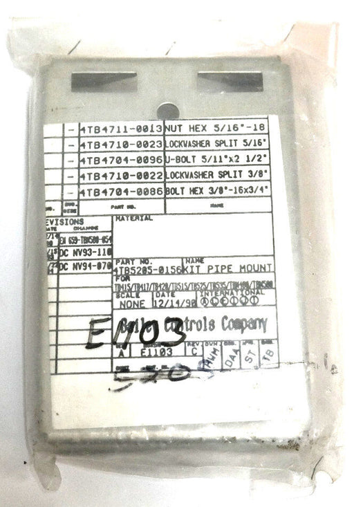 NEW BAILEY 4TB5205-0156 PIPE MOUNTING KIT