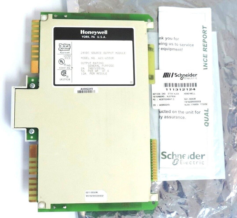REPAIRED HONEYWELL 621-6550R OUTPUT MODULE 24VDC 6216550R