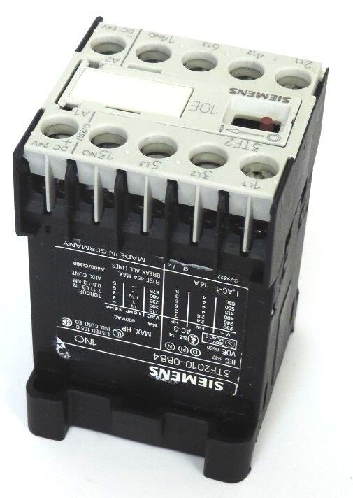 SIEMENS 3TF2010-0BB4 CONTACTOR 3TF20100BB4