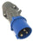 LEGRAND HYPRA 520-42 STRAIGHT PLUG CONNECTOR, 2P+, 16A-6H, 200/250V, 52042