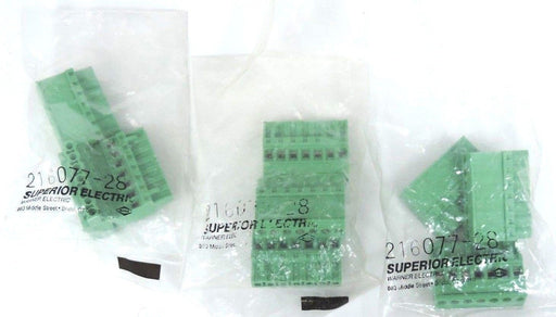 LOT OF 9 NEW SUPERIOR ELECTRIC 216077-28 TERMINAL BLOCKS 21607728
