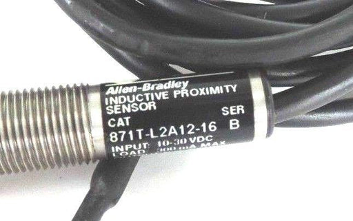 ALLEN BRADLEY 871T-L2A12-16 SERIES B INDUCTIVE PROXIMITY SENSOR SWITCH 10-30VDC