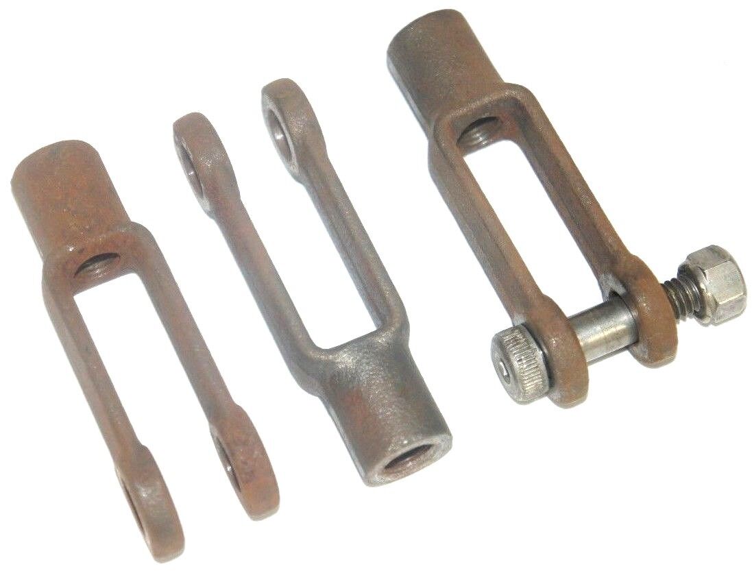 LOT OF 3 PARKER L045210000 LONG CLEVISES 1.25" BORE