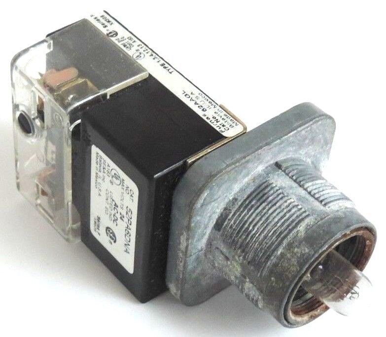 SIEMENS 52PA6DNA ILLUMINATED INDICATOR LIGHT PUSHBUTTON 24V 1NO-1NC PUSH TO TEST