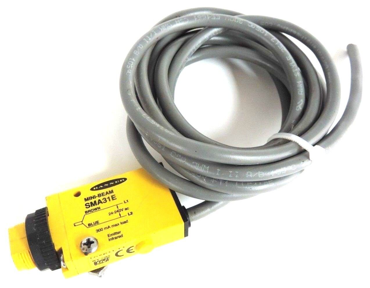 BANNER SMA31E PHOTOELECTRIC MINI BEAM SCANNER