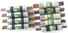 LOT OF 9 FUSETRON FRN-70 DUAL ELEMENT TIME DELAY FUSE 70A 250VCLASS K5 BUSSMANN