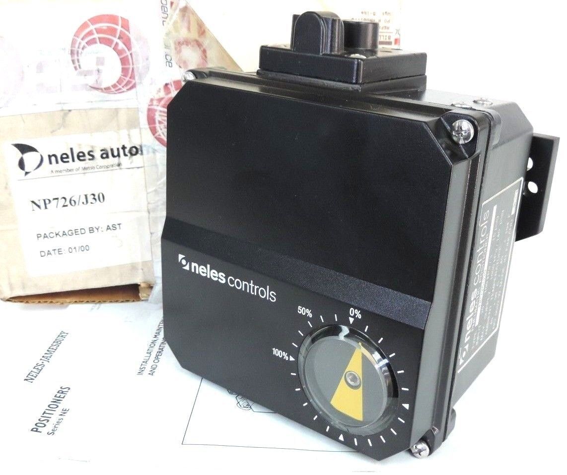 NIB NELES JAMESBURY NP726/J30 ELECTRO-PNEUMATIC POSITIONER
