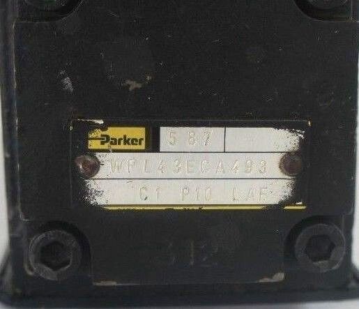 PARKER WPL43ECA493C1P10 SERVO SOLENOID VALVE WPL43ECA493