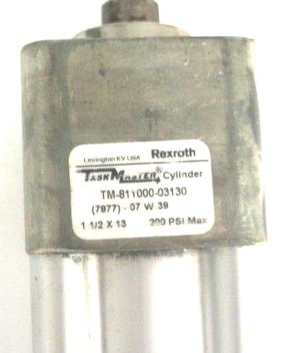 BOSCH REXROTH TM-811000-03130 TASK MASTER PNEUMATIC CYLINDER 1-1/2 X 13"
